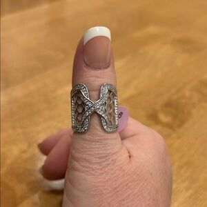 Adjustable size 9 Sterling Silver Women's Ring